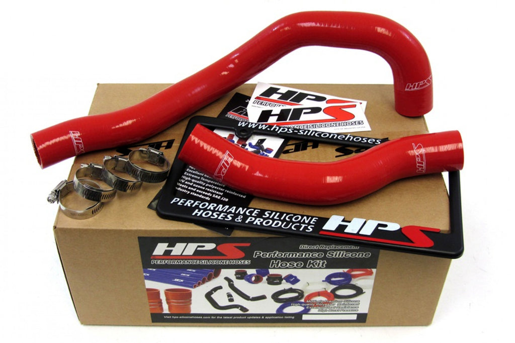 HPS Red Reinforced Silicone Radiator Hose Kit Coolant for Lexus 92-99 SC300 Non Turbo 2JZGE 3.0L I6