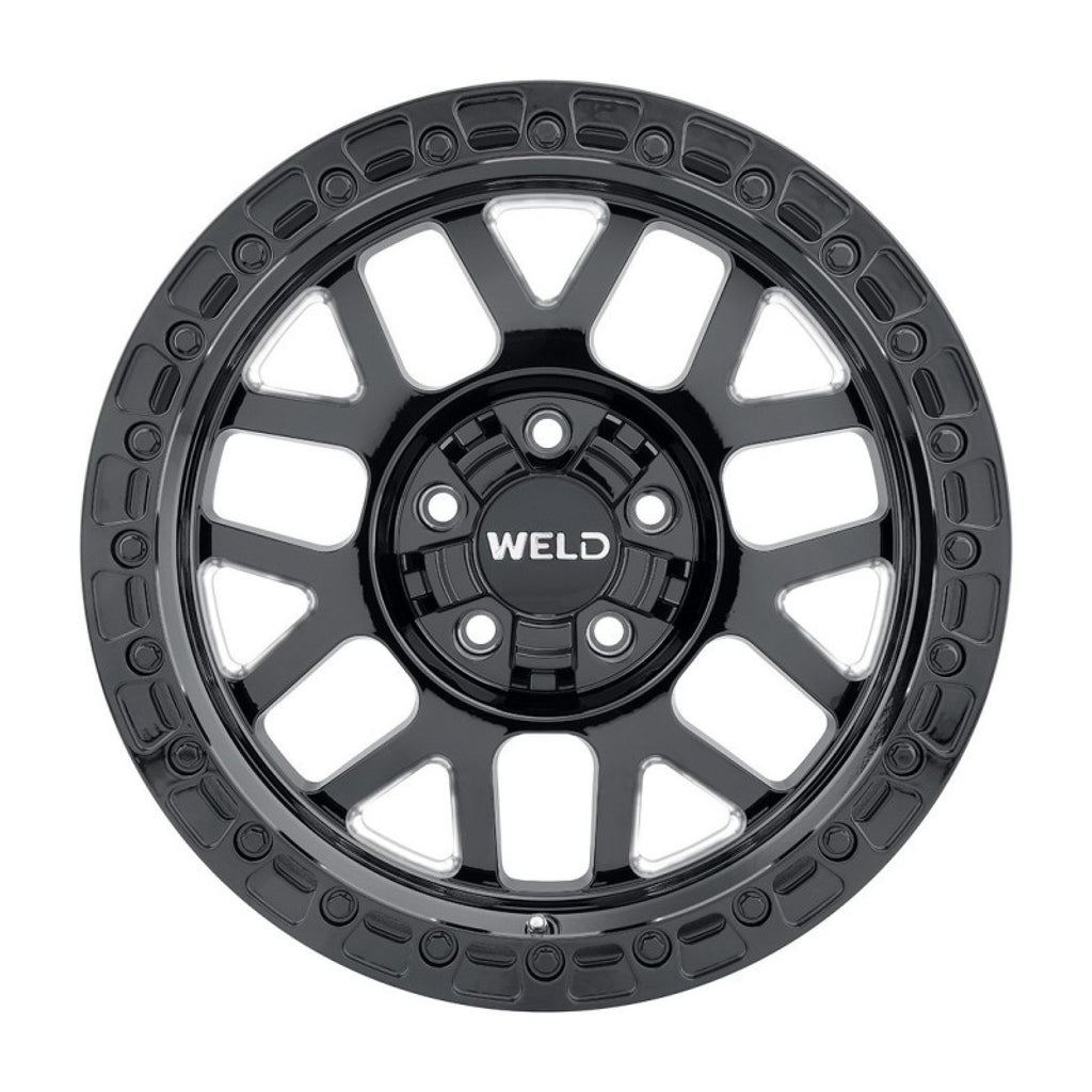 WELD Off-Road 20x9 Cinch 5x127 5x139.7 ET00 BS5.00 Gloss BLK MIL / Gloss BLK 87.1 Wheel