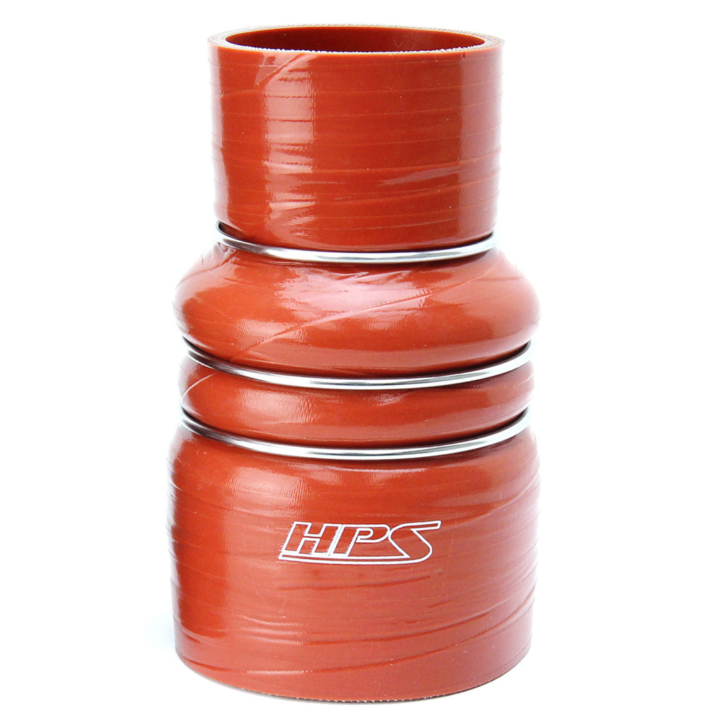 HPS 2" - 2.5" ID , 6" Long High Temp 4-ply Aramid Reinforced Silicone CAC Coupler Hose Hot Side (51mm - 63mm ID , 152mm Length)