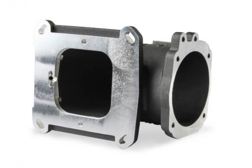 Holley EFI EFI Throttle Body Intake Elbow-Black Finish