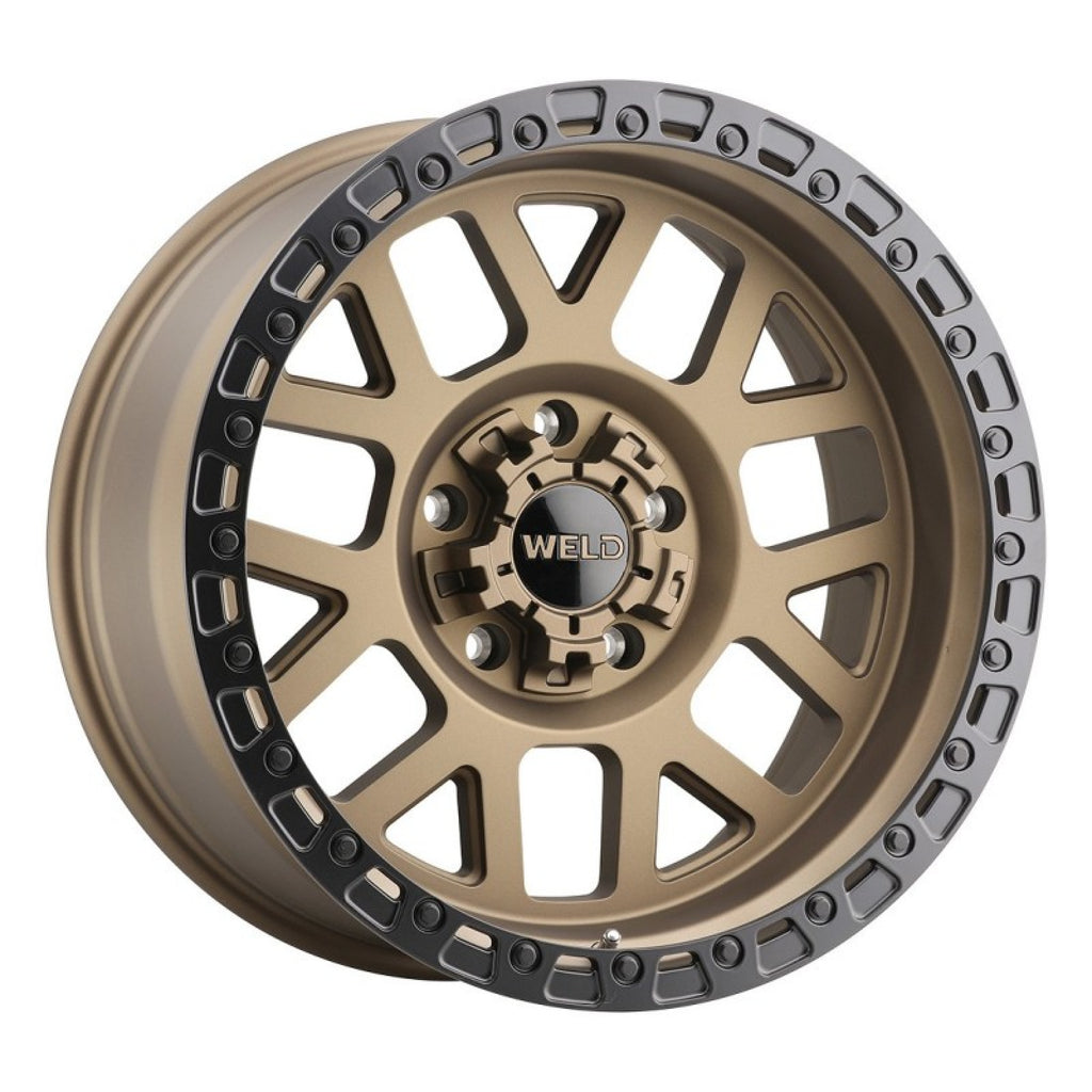 WELD Off-Road 22x12 Cinch 5x127 5x139.7 ET-44 BS4.75 Satin BRZ / Satin BLK 87.1 Wheel