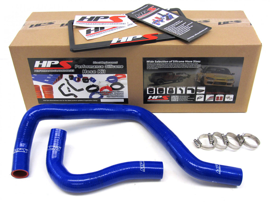 HPS Blue Reinforced Silicone Radiator Hose Kit Coolant for Acura 94-01 Integra/Honda 88-00 Civic CRX Del Sol