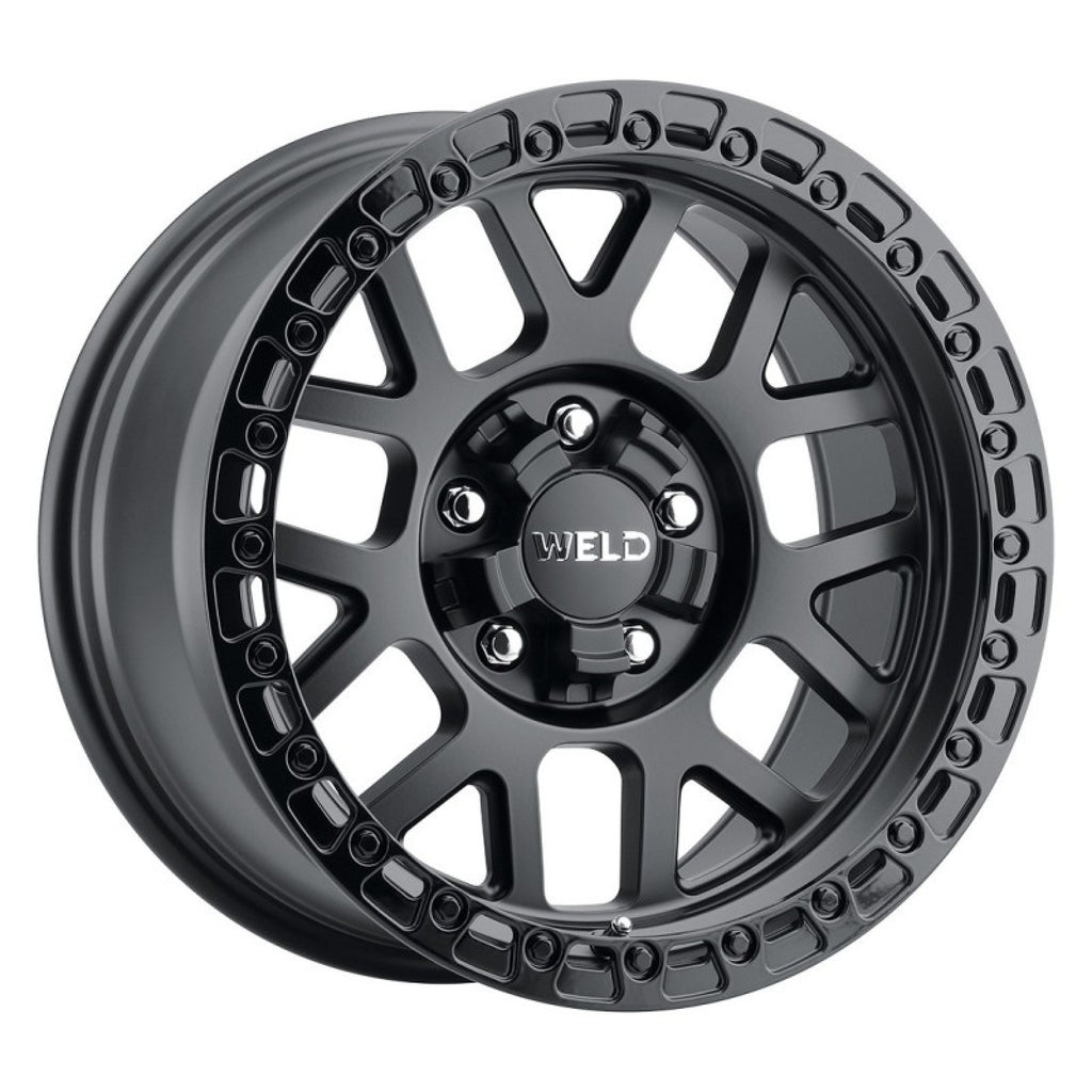 WELD Off-Road 17x10 Cinch 6x135 6x139.7 ET-25 BS4.50 Satin BLK / Gloss BLK 106.1 Wheel