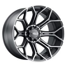 Load image into Gallery viewer, WELD Off-Road 22x12 Gradient 5x127 5x139.7 ET-44 BS4.75 Satin BLK MACH DDT 87.1 Wheel