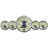 GAUGE KIT; 5 PC; 3 3/8in./2 1/16in.; ELEC SPEEDO W/WHEEL ODO; PRESTIGE ANTQ. IVO