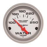 2-1/16in. WATER TEMPERATURE; 100-250 deg.F; MARINE SILVER ULTRA-LITE