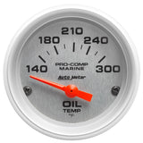 2-1/16in. OIL TEMPERATURE; 140-340 deg.F; MARINE SILVER ULTRA-LITE