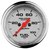 GAUGE; FUEL PRESSURE; 2 1/16in.; 100PSI; DIGITAL STEPPER MOTOR; MARINE CHROME