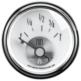GAUGE; FUEL LEVEL; 2 1/16in.; 0OE TO 90OF; ELEC; PRESTIGE PEARL