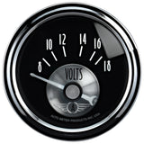 GAUGE; VOLTMETER; 2 1/16in.; 18V; ELEC; PRESTIGE BLK. DIAMOND