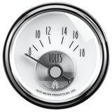 GAUGE; VOLTMETER; 2 1/16in.; 18V; ELEC; PRESTIGE PEARL