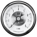 GAUGE; TACHOMETER; 3 3/8in.; 8K RPM; IN-DASH; PRESTIGE PEARL