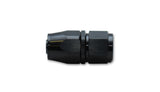 Straight Hose End Fitting; Hose Size: -4AN; 6061 Aluminum; Anodized Black;