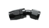 30 Degree Hose End Fitting; Hose Size: -4AN; 6061 Aluminum; Anodized Black;