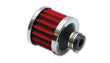 Crankcase Breather Filter w/Chrome Filter Cap