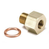 FITTING; ADAPTER; METRIC; M12X1 MALE TO 1/8in. NPTF FEMALE; BRASS