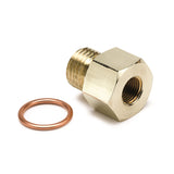 FITTING; ADAPTER; METRIC; M14X1.5 MALE TO 1/8in. NPTF FEMALE; BRASS