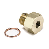 FITTING; ADAPTER; METRIC; M16X1.5 MALE TO 1/8in. NPTF FEMALE; BRASS