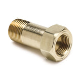 FITTING; ADAPTER; 3/8in. NPT MALE; EXTENSION; BRASS; FOR MECH. TEMP. GAUGE