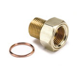 FITTING; ADAPTER; M16X1.5 MALE; BRASS; FOR MECH. TEMP. GAUGE