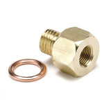 FITTING; ADAPTER; METRIC; M12X1.5 MALE TO 1/8in. NPTF FEMALE; BRASS