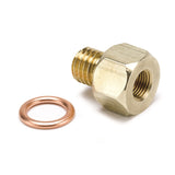 FITTING; ADAPTER; METRIC; M12X1.75 MALE TO 1/8in. NPTF FEMALE; BRASS