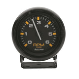 GAUGE; TACHOMETER; 2 3/4in.; 6K RPM; PEDESTAL; BLK DIAL BLK CASE; AUTOGAGE