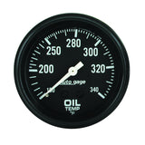 GAUGE; OIL TEMPERATURE; 2 5/8in. 100-340deg.F; MECHANICAL; BLACK; AUTOGAGE