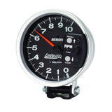 GAUGE; TACHOMETER; 5in.; 10K RPM; PEDESTAL W/PEAK MEMORY; BLACK; AUTO GAGE