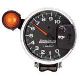 GAUGE; TACHOMETER; 5in.; 10K RPM; PEDESTAL W/EXT. SHIFT-LITE; BLACK; AUTO GAGE