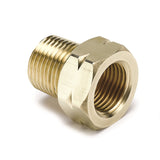 FITTING; ADAPTER; 3/8in. NPT MALE; BRASS; FOR AUTO GAGE MECH. TEMP.