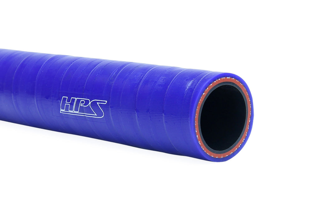 HPS 3/4" (19mm), FKM Lined Oil Resistant High Temperature Reinforced Silicone Hose, Sold per Feet, Blue