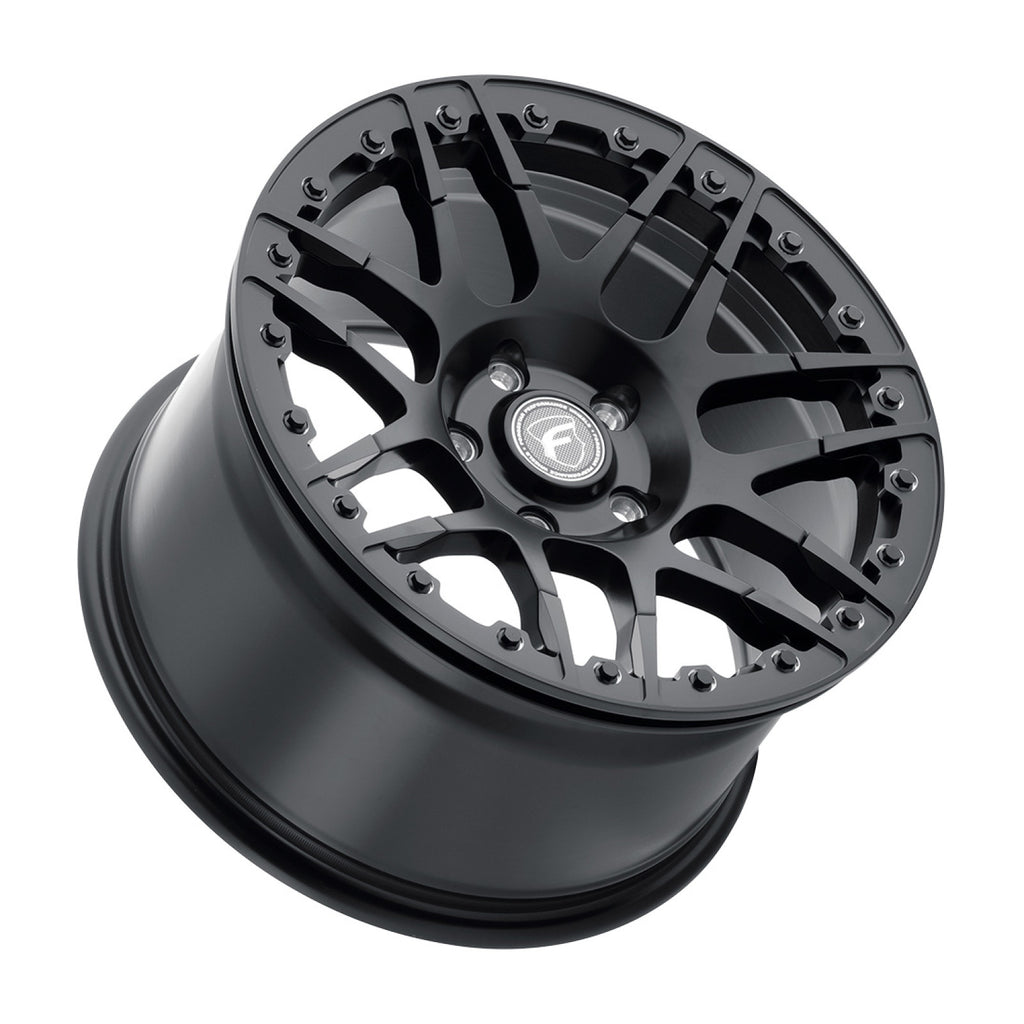 Forgestar 15x10 F14 Beadlock 5x114.3 ET50 BS7.50 Satin BLK 78.1 Wheel