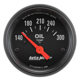 GAUGE; OIL TEMP; 2 1/16in.; 140-300deg.F; ELECTRIC; Z-SERIES