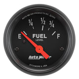 GAUGE; FUEL LEVEL; 2 1/16in.; 73OE TO 10OF; ELEC; Z-SERIES