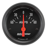 GAUGE; AMMETER; 2 1/16in.; 60A; ELECTRIC; Z-SERIES