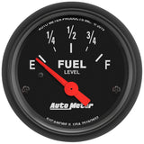 GAUGE; FUEL LEVEL; 2 1/16in.; 73OE TO 10OF(AFTERMARKET LINEAR); ELEC; Z-SERIES