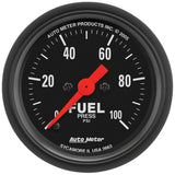 GAUGE; FUEL PRESSURE; 2 1/16in.; 100PSI; DIGITAL STEPPER MOTOR; Z-SERIES