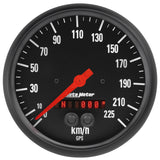 GAUGE; SPEEDOMETER; 5in.; 225KM/H; GPS; Z-SERIES