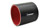 4 Ply Silicone Sleeve; 1.5 in. I.D. x 3 in. Long; Black;