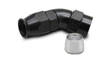 45 Degree Hose End Fitting; Size: -16AN; For PTFE Lined Hose;