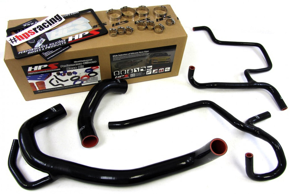HPS Black Reinforced Silicone Radiator Hose Kit for Dodge 11-13 Challenger SRT8 6.4L V8