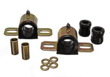 Sway Bar Bushing Set; Black; Front; Bar Dia. 30mm; Performance Polyurethane;