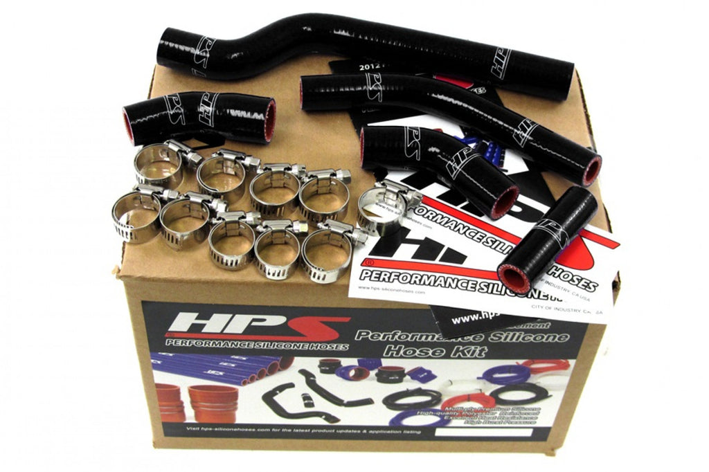 HPS Black Reinforced Silicone Radiator Hose Kit Coolant for Yamaha 07-09 WR250F