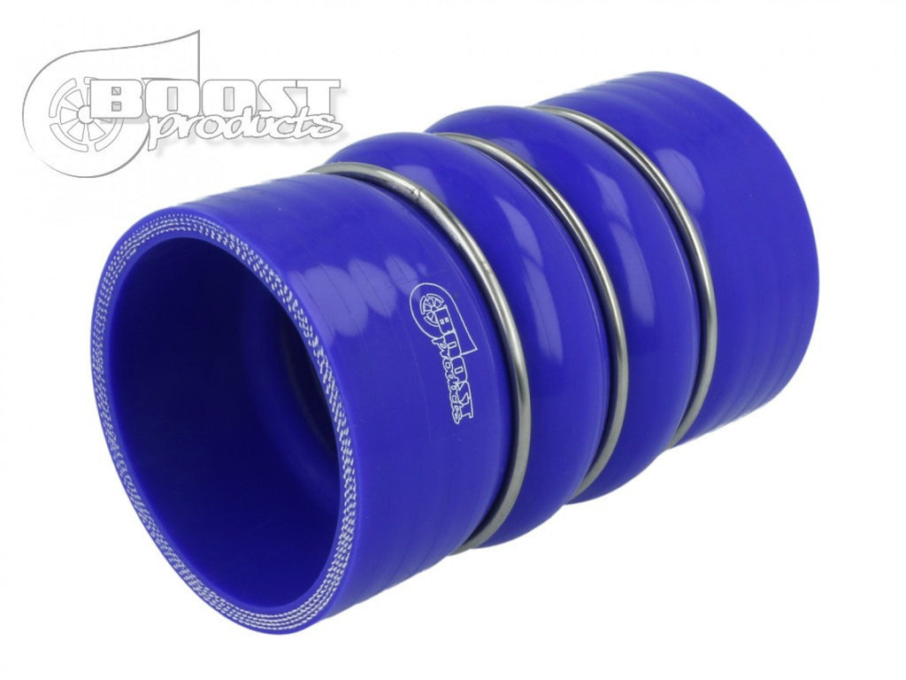 BOOST Products Silicone Coupler with Double Hump, 2" ID, Blue