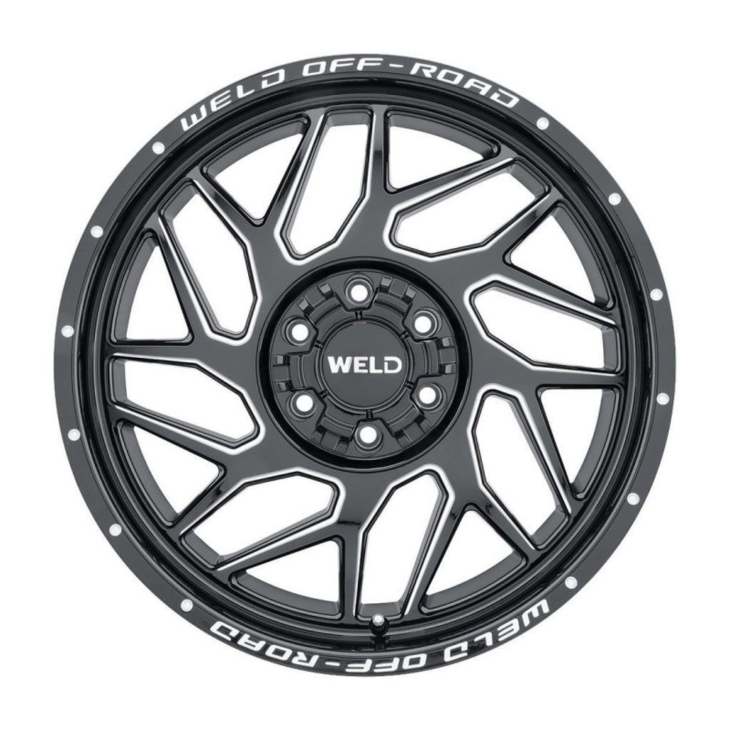 WELD Off-Road 22x12 Fulcrum 5x127 5x139.7 ET-44 BS4.75 Gloss BLK MIL 87.1 Wheel