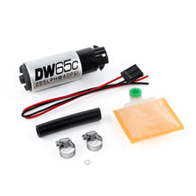 Load image into Gallery viewer, Deatschwerks DW65C 265lph Fuel Pump Universal Fit with Clips and Install Kit