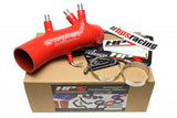HPS Red Reinforced Silicone Post MAF Air Intake Hose Kit for Toyota 86-92 Supra 7MGTE Turbo