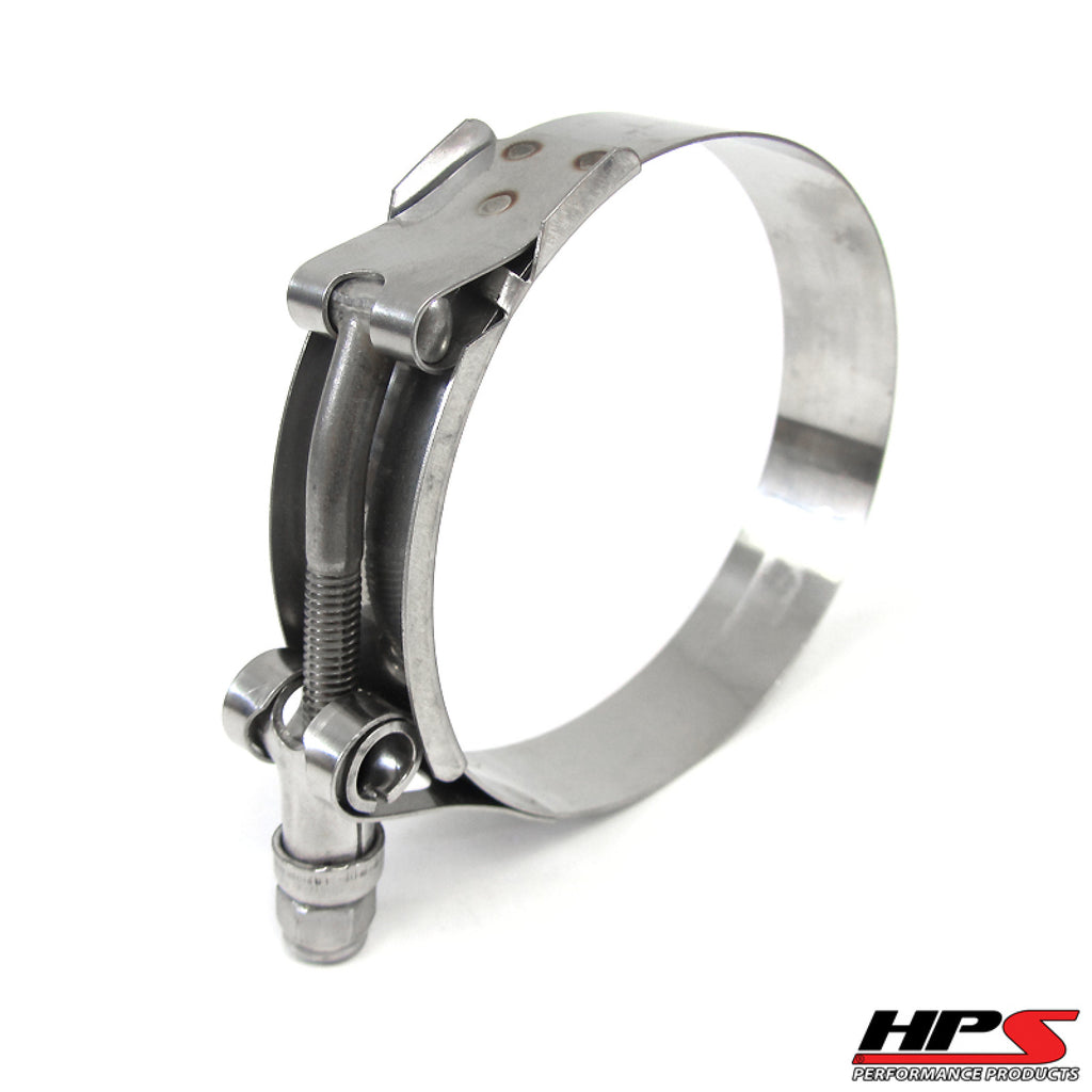 HPS Stainless Steel T-Bolt Clamp SAE 84 for 3.25" ID hose - Effective Size: 3.50"-3.82"