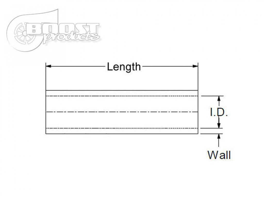 BOOST Products Silicone Coupler 2-3/4" ID, 3" Length, Black